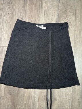 NWT Princess Polly Black Tie Side Mini Skirt US 2